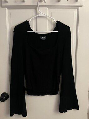 Anthropologie Women's Black Shirt